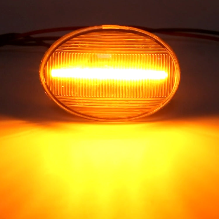 2 PCS DC12V / 3W Car LED Dynamic Blinker Side Lights Flowing Water Turn Signal Light for BMW Mini Cooper, Amber Light, For BMW Mini Cooper, For BMW Mini Cooper (Black)