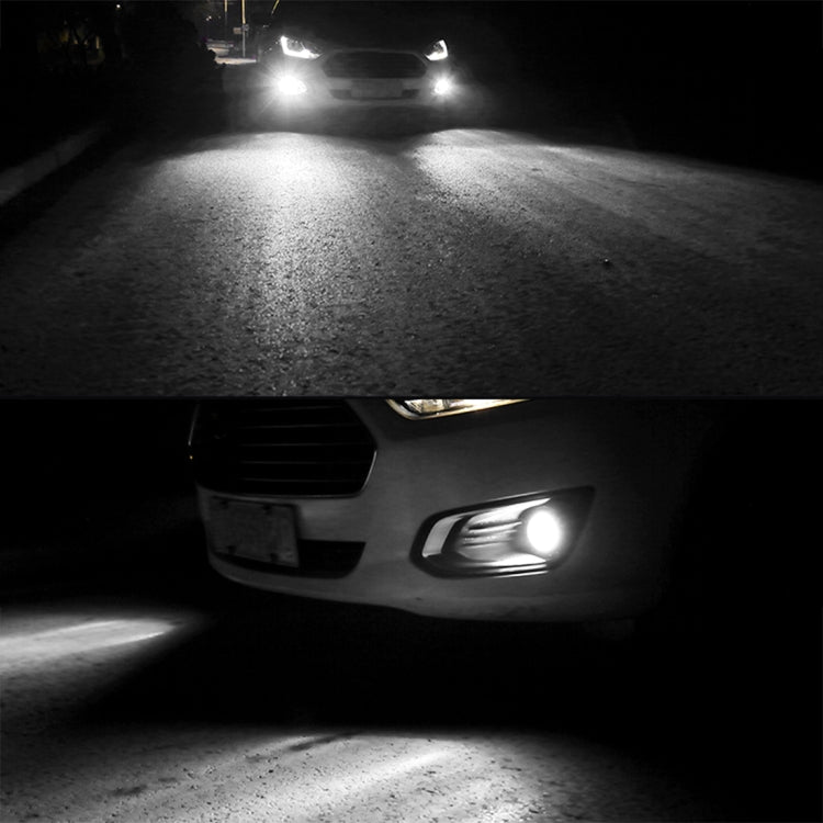 2 PCS 9005 / 9006 DC12V 4.3W 6000K 500LM Car Fog Lights with 12LEDs SMD-2525, 9005 / 9006