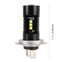 Load image into Gallery viewer, 2 PCS H7 DC12V 4.3W 6000K 500LM Car Fog Lights with 12LEDs SMD-2525, H7