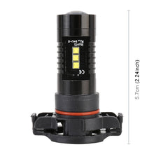 Load image into Gallery viewer, 2 PCS H16 DC12V 4.3W 6000K 500LM Car Fog Lights with 12LEDs SMD-2525, H16