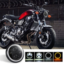 Load image into Gallery viewer, EagleVision DC9-30V 35W 6000K 4000LM 5.75 inch Round Motorcycle LED Headlight with Angel Eye for Harley-Davidson, 5.75 inch with Angel Eye