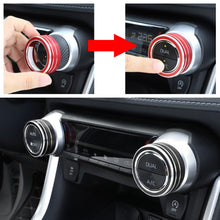 Load image into Gallery viewer, 2 PCS Car Aluminum Alloy Air Conditioner Knob Case for Toyota RAV4 / Wildlander, For Toyota RAV4 / Wildlander (Black), For Toyota RAV4 / Wildlander (Blue), For Toyota RAV4 / Wildlander (Red)