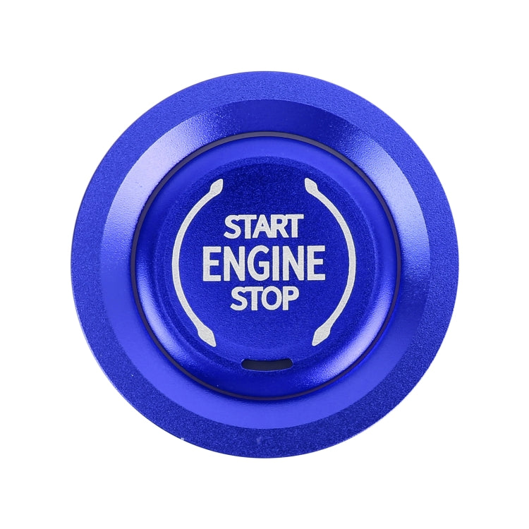 Car Engine Start Key Push Button Ring Trim Metal Sticker Decoration for Cadillac CT5 CT4 XT4 XT6 / Chevrolet Silverado, For Cadillac CT5