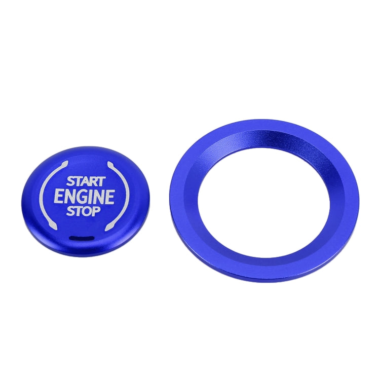 Car Engine Start Key Push Button Ring Trim Metal Sticker Decoration for Cadillac CT5 CT4 XT4 XT6 / Chevrolet Silverado, For Cadillac CT5