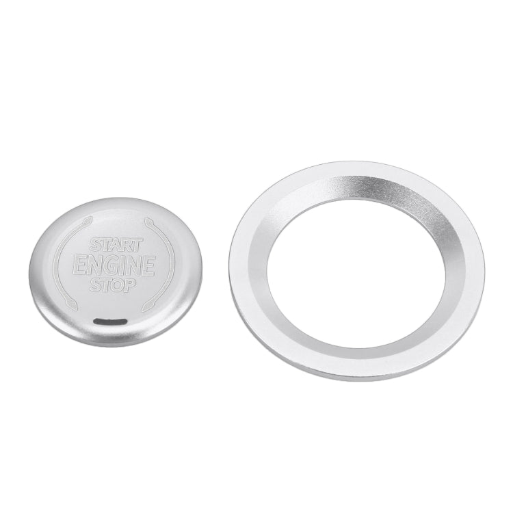 Car Engine Start Key Push Button Ring Trim Metal Sticker Decoration for Cadillac CT5 CT4 XT4 XT6 / Chevrolet Silverado, For Cadillac CT5