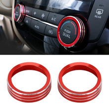 Load image into Gallery viewer, 2 PCS Car Metal Air Conditioner Knob Case for Nissan X-TRAIL, For Nissan X-TRAIL (Blue), For Nissan X-TRAIL (Red), For Nissan X-TRAIL (Silver)