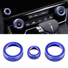 Load image into Gallery viewer, 3 PCS Car Metal Air Conditioner Knob Case for Honda CR-V 2017, For Honda CR-V 2017 (Blue), For Honda CR-V 2017 (Red)