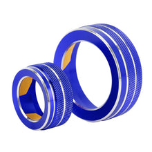 Load image into Gallery viewer, 3 PCS Car Metal Air Conditioner Knob Case for Honda CR-V 2017, For Honda CR-V 2017 (Blue), For Honda CR-V 2017 (Red)