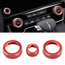 Load image into Gallery viewer, 3 PCS Car Metal Air Conditioner Knob Case for Honda CR-V 2017, For Honda CR-V 2017 (Blue), For Honda CR-V 2017 (Red)