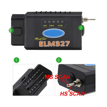 Load image into Gallery viewer, Bluetooth V1.5 ELM327 Interface USB OBDII Auto Diagnostic Scanner Tool with Switch, Auto Diagnostic Scanner