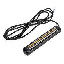 Load image into Gallery viewer, 105mm DC12-24V / 1.6W Motorcycle LED Dynamic Blinker Side Lights Flowing Water Brake Lamp Turn Signal Light, Cable Length: 1m, 105mm