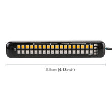 Load image into Gallery viewer, 105mm DC12-24V / 1.6W Motorcycle LED Dynamic Blinker Side Lights Flowing Water Brake Lamp Turn Signal Light, Cable Length: 1m, 105mm