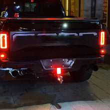 Load image into Gallery viewer, DC12V 1W Car Square Highlight Brake Lights Reversing Light with 15LEDs SMD-3528, Square (Black), Square (Red), Square (Transparent)
