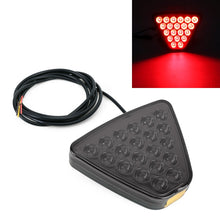 Load image into Gallery viewer, DC12V 1W Car Triangle Highlight Brake Lights Reversing Light with 20LEDs SMD-3528, Triangle (Black), Triangle (Red), Triangle (Transparent)