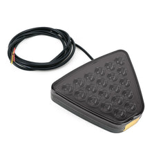 Load image into Gallery viewer, DC12V 1W Car Triangle Highlight Brake Lights Reversing Light with 20LEDs SMD-3528, Triangle (Black), Triangle (Red), Triangle (Transparent)