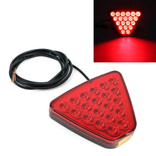 Load image into Gallery viewer, DC12V 1W Car Triangle Highlight Brake Lights Reversing Light with 20LEDs SMD-3528, Triangle (Black), Triangle (Red), Triangle (Transparent)