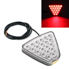 Load image into Gallery viewer, DC12V 1W Car Triangle Highlight Brake Lights Reversing Light with 20LEDs SMD-3528, Triangle (Black), Triangle (Red), Triangle (Transparent)