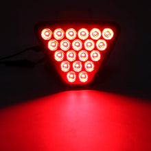 Load image into Gallery viewer, DC12V 1W Car Triangle Highlight Brake Lights Reversing Light with 20LEDs SMD-3528, Triangle (Black), Triangle (Red), Triangle (Transparent)