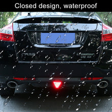 Load image into Gallery viewer, DC12V 1W Car Triangle Highlight Brake Lights Reversing Light with 20LEDs SMD-3528, Triangle (Black), Triangle (Red), Triangle (Transparent)