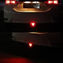 Load image into Gallery viewer, DC12V 1W Car Triangle Highlight Brake Lights Reversing Light with 20LEDs SMD-3528, Triangle (Black), Triangle (Red), Triangle (Transparent)