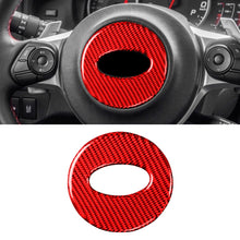 Load image into Gallery viewer, Car Carbon Fiber Steering Wheel Decorative Sticker for Subaru BRZ 2013-2017, Left and Right Drive Universal, Steering Wheel for Subaru BRZ