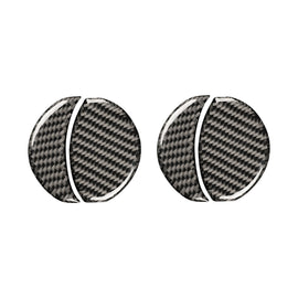 Car Carbon Fiber Central Control Air Outlet Decorative Sticker for Subaru BRZ / Toyota 86 2013-2020, Left and Right Drive Universal, Central Control Air Outlet
