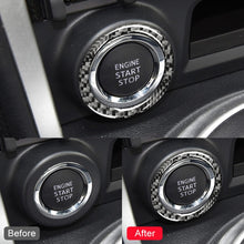 Load image into Gallery viewer, Car Carbon Fiber One-button Start Decorative Sticker for Subaru BRZ / Toyota 86 2013-2017, Left and Right Drive Universal, One-button Start