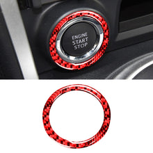 Load image into Gallery viewer, Car Carbon Fiber One-button Start Decorative Sticker for Subaru BRZ / Toyota 86 2013-2017, Left and Right Drive Universal, One-button Start