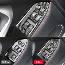 Load image into Gallery viewer, Car Carbon Fiber Window Glass Lifting Panel Decorative Sticker for Subaru BRZ / Toyota 86 2013-2017, Left Drive, Lifting Panel, Left Drive