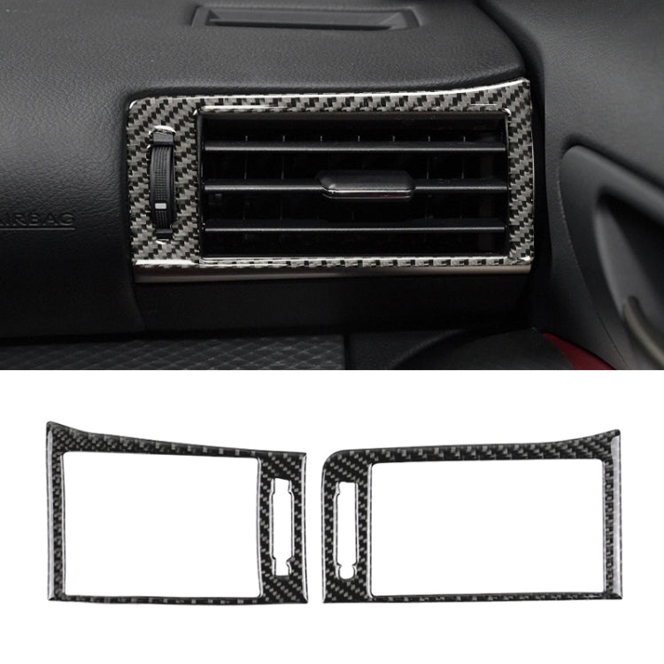 Car Carbon Fiber Left and Rght Air Outlet Decorative Sticker for Lexus IS250 2013-, Left Drive, Left and Rght Air Outlet