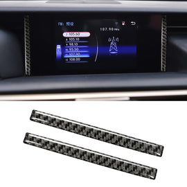 Car Carbon Fiber Navigation Decorative Sticker for Lexus IS250 2013-, Left Drive, Navigation