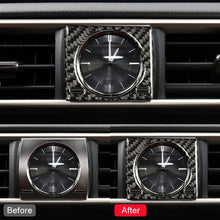 Load image into Gallery viewer, Car Carbon Fiber Clock Box Decorative Sticker for Lexus IS250 2013-, Left Drive, Clock Box