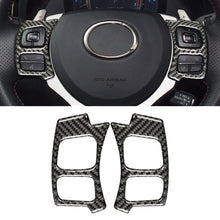 Load image into Gallery viewer, Car Carbon Fiber Steering Wheel Button Decorative Sticker for Lexus IS250 NX200 200t 300h 13-, Left Drive, Steering Wheel Button A Style, Left Drive