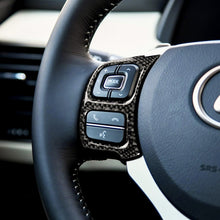 Load image into Gallery viewer, Car Carbon Fiber Steering Wheel Button Decorative Sticker for Lexus IS250 NX200 200t 300h 13-, Left Drive, Steering Wheel Button A Style, Left Drive
