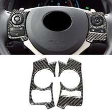 Load image into Gallery viewer, Car Carbon Fiber Steering Wheel Button Decorative Sticker for Lexus IS250 NX200 200t 300h 13-, Left Drive C Style, Steering Wheel Button C Style