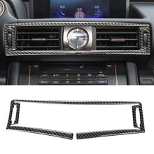 Load image into Gallery viewer, Car Carbon Fiber Central Control Air Outlet Decorative Sticker for Lexus IS250 2013-, Left Drive, Central Control Air Outlet