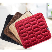 Load image into Gallery viewer, Car USB Seat Heater Cushion Warmer Cover Winter Heated Warm Mat, Style: Square, Square (Black), Square (Coffee), Square (Beige), Square (Red)