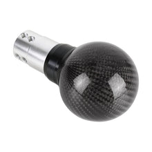 Load image into Gallery viewer, Universal Car Pressable Telescopic Carbon Fiber Gear Head Gear Shift Knob, Length: 9.5cm