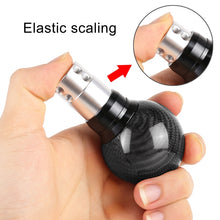 Load image into Gallery viewer, Universal Car Pressable Telescopic Carbon Fiber Gear Head Gear Shift Knob, Length: 9.5cm