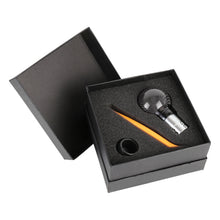 Load image into Gallery viewer, Universal Car Pressable Telescopic Carbon Fiber Gear Head Gear Shift Knob, Length: 9.5cm