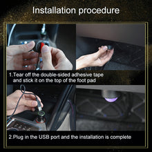 Load image into Gallery viewer, Universal Car  LED Atmosphere Lights Emergency Foot Light Voice Control Version, Voice Control Version