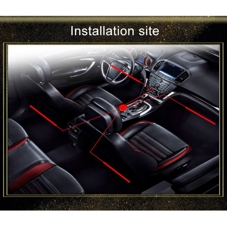 Universal Car  LED Atmosphere Lights Emergency Foot Light Voice Control Version, Voice Control Version
