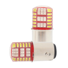 Load image into Gallery viewer, 2 PCS 1157 DC12V / 1.1W Motorcycle / Car LED Double Color Flashing Light Turn Signal / Brake Lamp with 42LEDs SMD-3014 Lamp Beads, 1157 DC12V