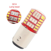 Load image into Gallery viewer, 2 PCS 1157 DC12V / 1.1W Motorcycle / Car LED Double Color Flashing Light Turn Signal / Brake Lamp with 42LEDs SMD-3014 Lamp Beads, 1157 DC12V