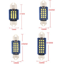 Load image into Gallery viewer, 2pcs 39mm DC12-24V / 1W / 6000K / 60LM 15LEDs SMD Car Reading Lamp Dome Light, 39mm