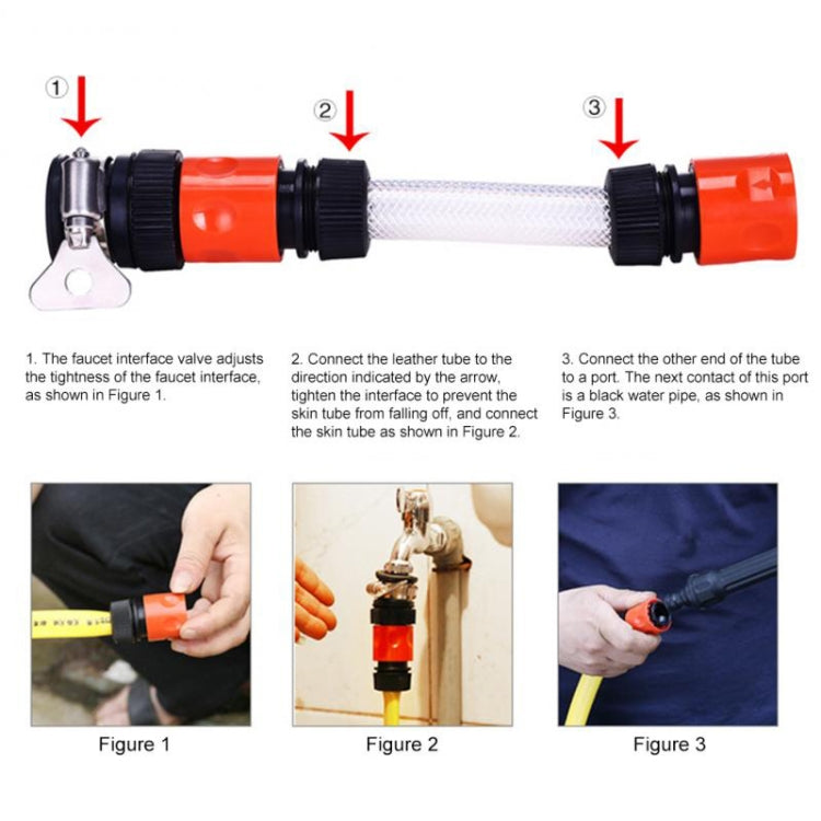 Car Cleaning Tools Chenille Automatic Rotating Car Wash Brush, Style: Single Water Brush, Style: Single Water Brush