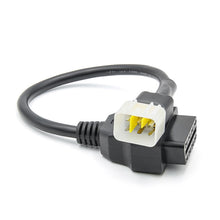 Load image into Gallery viewer, DELPHI Motorcycle OBD Female to 6PIN Connector Cable , 6PIN