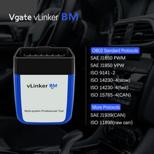 Load image into Gallery viewer, Vgate VLINKER BM V2.2 Bluetooth 3.0 Android Phone Car OBD Fault Diagnosis Detector, BM V2.2 Bluetooth 3.0
