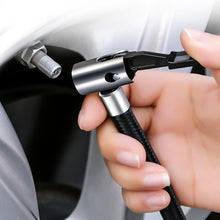 Load image into Gallery viewer, Car 12V Portable Inflatable Cylinder Pedal Pointer Air Pump with Light &amp; Tool Box, Pointer with Tool Box