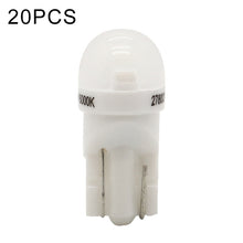Load image into Gallery viewer, 20 PCS T10 DC12V / 0.25W / 6500K / 20LM Car Round Head Plug-in Bubble Reading Light with 1LEDs SMD-3030 Lamps, T10